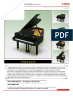 Papercraft Piano Canon p2