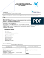 PLAN DE DESARROLLO CURRICULAR 3ºsec FISICA