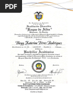 Diploma y Acta de Grado