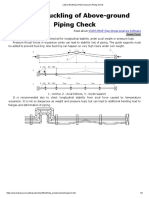 Lateral Buckling of Above-Ground Piping Check