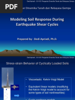 SI 4121 Pengantar Dinamika Tanah Dan Rekayasa Gempa#4 Modeling Soil Response During Shear Cycles