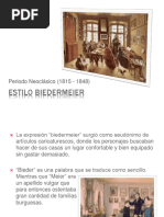 Historia Del Mueble Estilo Biedermeier