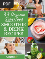 33 Organic Superfood Smoothie and Drink Recipes