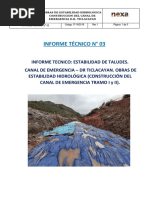 2.3. - Informe Tecnico #03 Informe Estabilidad de Taludes