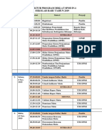 Struktur Program Dan Jadwal Kegiatan