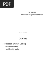 Huffman and Arithmetic Coding