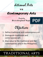 Traditional Arts VS Contemporary Arts PDF