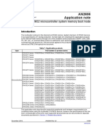 AN2606 STM32 Microcontroller System Memory Boot Mode