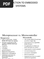 1, Introduction To Embeeded Systems