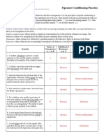 Operant Conditioning Practice Updated - KEY