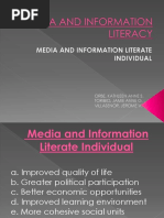 Media and Information Literacy