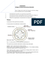 Inducing Voltage in 3-Phase Synchronous Generator