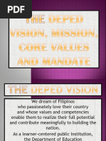 THE DepEd Vision, Mission, Core Values