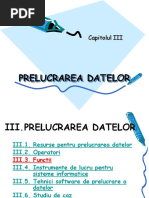 3.2.prelucrarea Datelor - Functii Excel - Pps