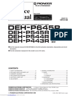 Manual Pioneer Dehp645r