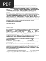 Contrato de Prestación de Servicios Profesionales para La Elaboración de La Contabilidad