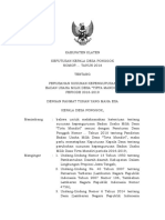 01.9.18.03 KEPUTUSAN KADES Ponggok. Kepengurusan BUM DESA Tirta Mandiri