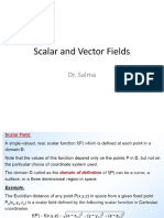 Scalar and Vector Fields