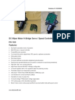 Device Craft Wiper Motor Spec