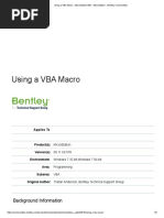 Using A VBA Macro - MicroStation Wiki - MicroStation - Bentley Communities PDF