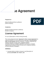 Licensing Agreement