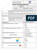 Examen de Ingles 4to 2019 2do QUIMESTRE2