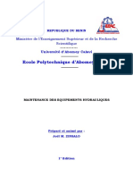 Maintenance Des Equipements Hydrauliques PDF