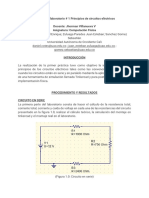 Práctica de Laboratorio # 1 Principios de Circuitos Eléctricos