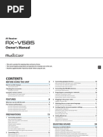 RX V585 PDF