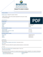 Roquette Quality Specification-Sheet Roquette-Wheat-Starch 20 601105 en