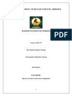 MSC - Medical Surgical Sub Specialty Orthopedic Nursing PDF