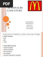 Mcdonalds Case Study: Group Members Hiba Munnawer Sidra Javed Maria Mustafa Zakia Siddiqui