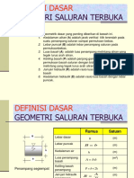 Geometri Saluran Terbuka