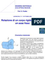 Richiami Sul Moto Rotatorio