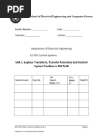 Control Systems Lab 01