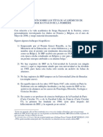 GFU Fraude Investigacion Sobre Los Titulos Academicos de SRF PDF