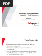 Megger - Moisture in Power Transformers - DM Robalino