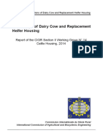 Design of Dairy Cow and Remplacement Heifer housing-CIGR Working Group Cattle Housing-2015 PDF