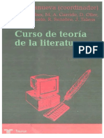 CURSO de Teoria de La Literatura D Villanueva Coordinado