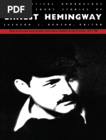 Benson, Jackson J - New Critical Approaches To The Short Stories of Ernest Hemingway PDF