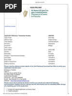 Application Summary Irland PDF