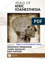 Geriatric Neuroanesthesi