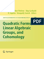 Colliot-Thelene J. Quadratic Forms, Linear Algebraic Groups, and Cohomology PDF