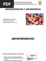 ANTIHIPERTENSIVOS y ANTIARRITMICOS