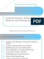 Consumer Behavior, Market Research, and Advertisement