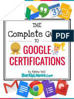 The Complete Guide To Google Certifications Ebook © PDF