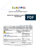 Qa-Qc Inspector Training & Qualification Procedure Eni Iraq