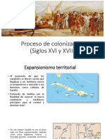 Proceso de Colonización (Siglos XVI y XVII