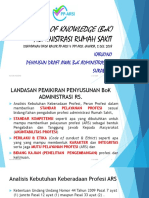 BODY OF KNOWLEDGE (BoK) ADMINISTRASI RS JAKARTA