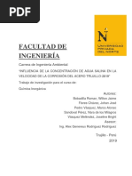 Proyecto de Quimica Inorganica Acero